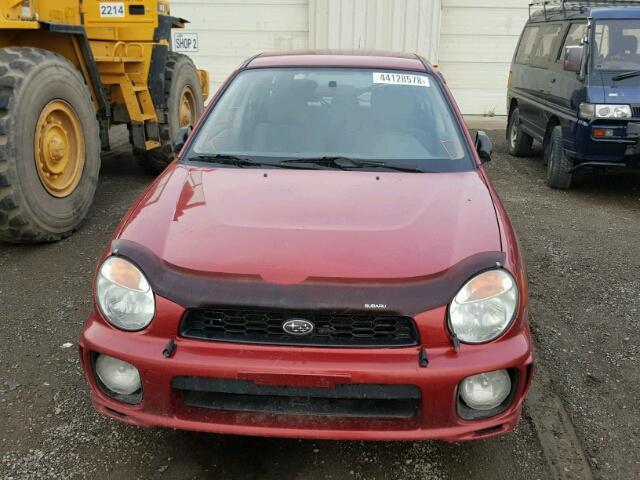 JF1GG65522G834109 - 2002 SUBARU IMPREZA TS RED photo 9