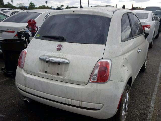 3C3CFFAR0DT560027 - 2013 FIAT 500 POP WHITE photo 3