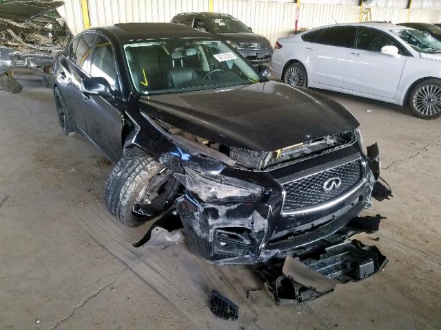 JN1BV7AP1EM683909 - 2014 INFINITI Q50 BASE BLACK photo 1