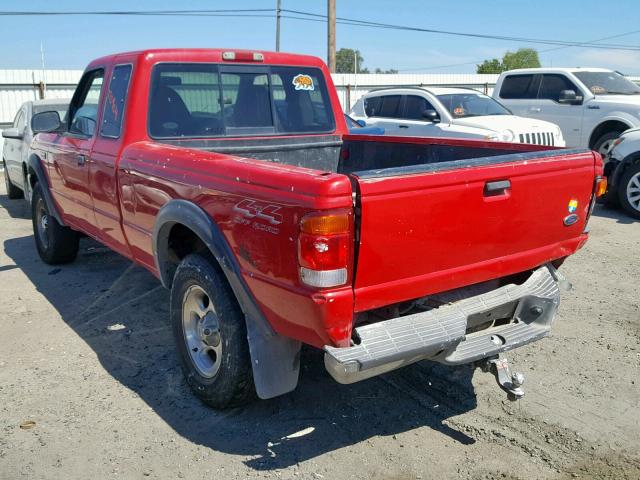 1FTZR15X8XPB00213 - 1999 FORD RANGER SUP RED photo 3