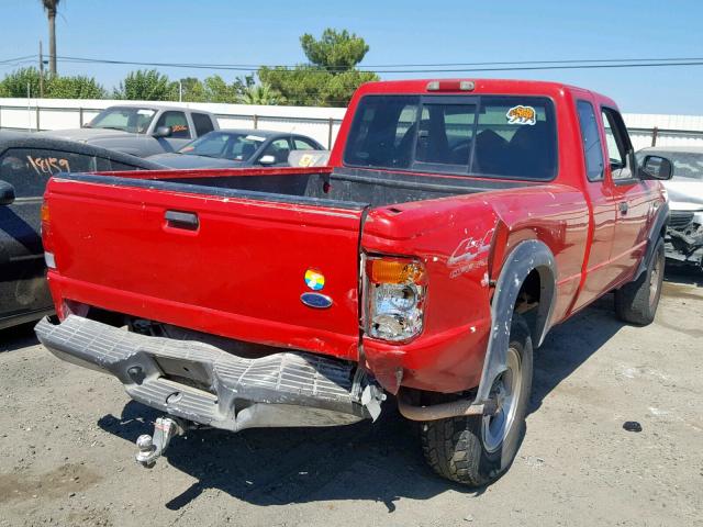 1FTZR15X8XPB00213 - 1999 FORD RANGER SUP RED photo 4