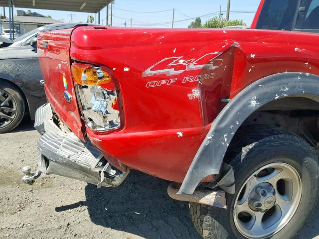 1FTZR15X8XPB00213 - 1999 FORD RANGER SUP RED photo 9