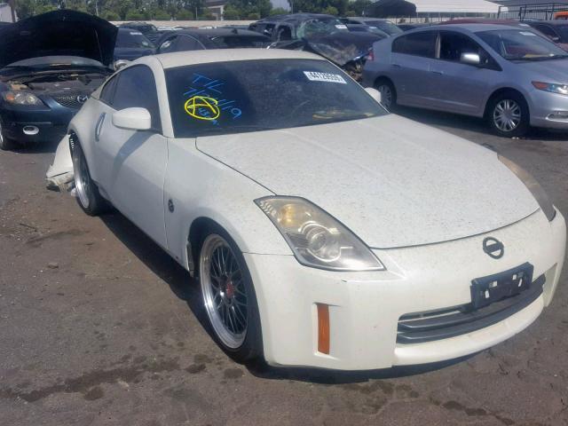 JN1AZ34D76M309364 - 2006 NISSAN 350Z COUPE WHITE photo 1