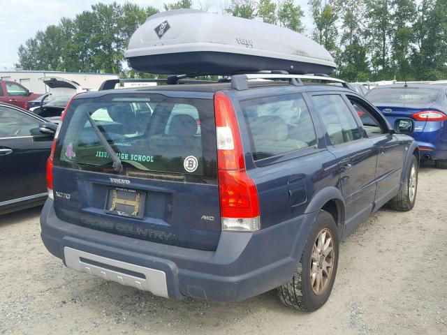 YV1SZ592X51202887 - 2005 VOLVO XC70 BLACK photo 4