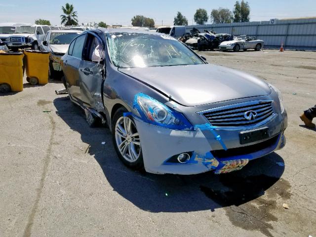 JN1CV6AP9DM305303 - 2013 INFINITI G37 BASE GRAY photo 1