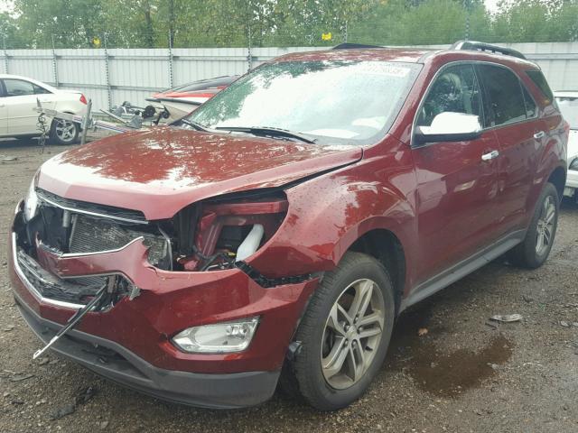 2GNFLGEK8H6199698 - 2017 CHEVROLET EQUINOX PR RED photo 2