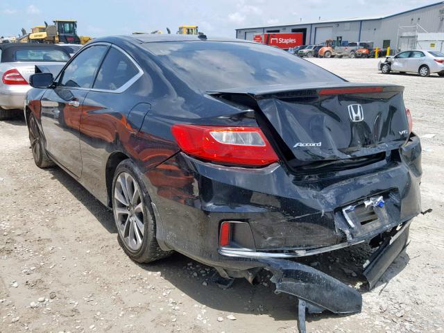 1HGCT2B82DA002062 - 2013 HONDA ACCORD EXL BLACK photo 3