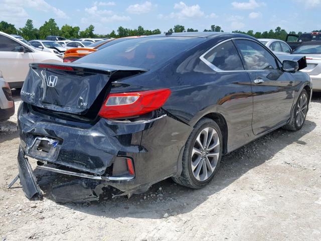 1HGCT2B82DA002062 - 2013 HONDA ACCORD EXL BLACK photo 4