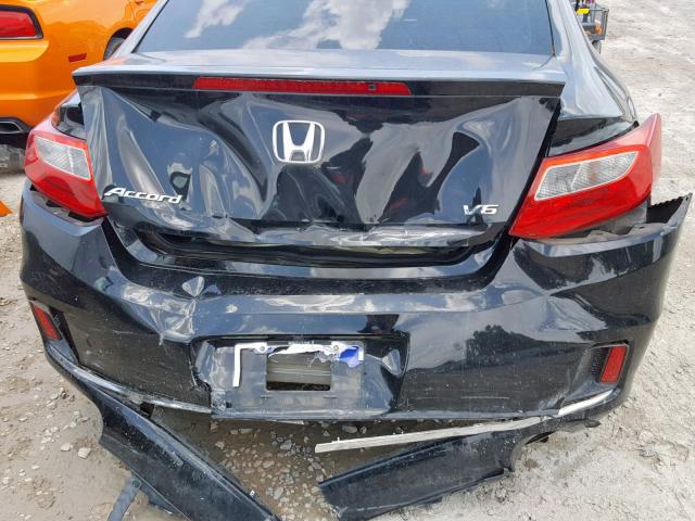 1HGCT2B82DA002062 - 2013 HONDA ACCORD EXL BLACK photo 9