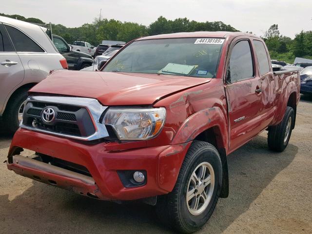 5TFTU4GN3CX016022 - 2012 TOYOTA TACOMA PRE RED photo 2