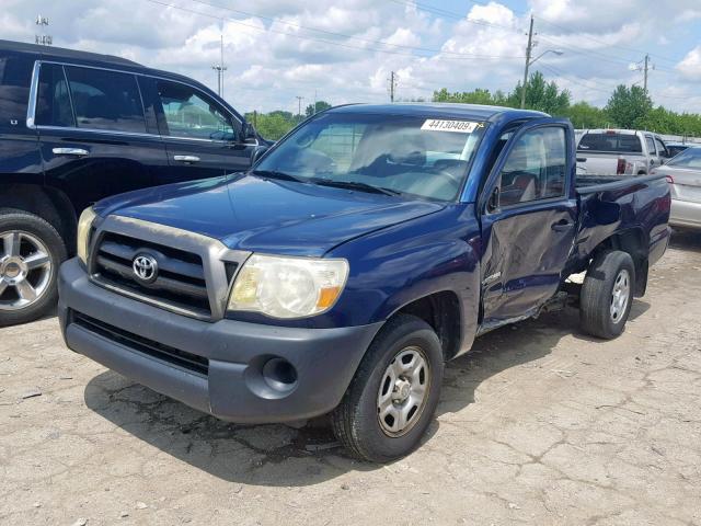 5TENX22N98Z540870 - 2008 TOYOTA TACOMA BLUE photo 2