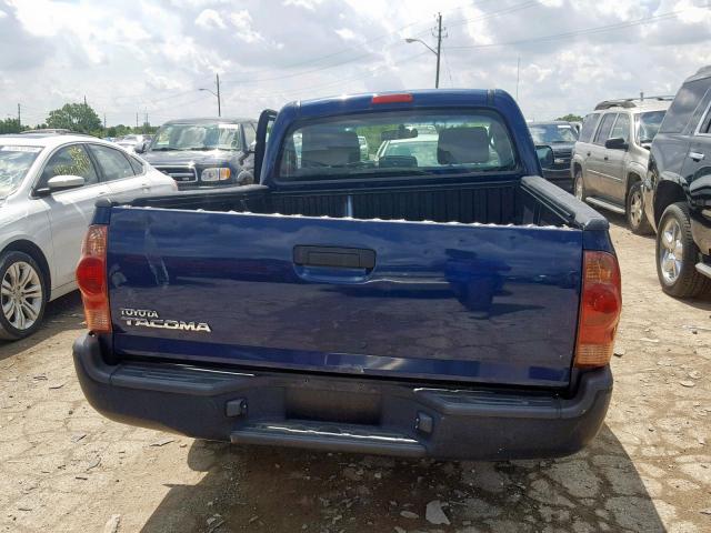 5TENX22N98Z540870 - 2008 TOYOTA TACOMA BLUE photo 6