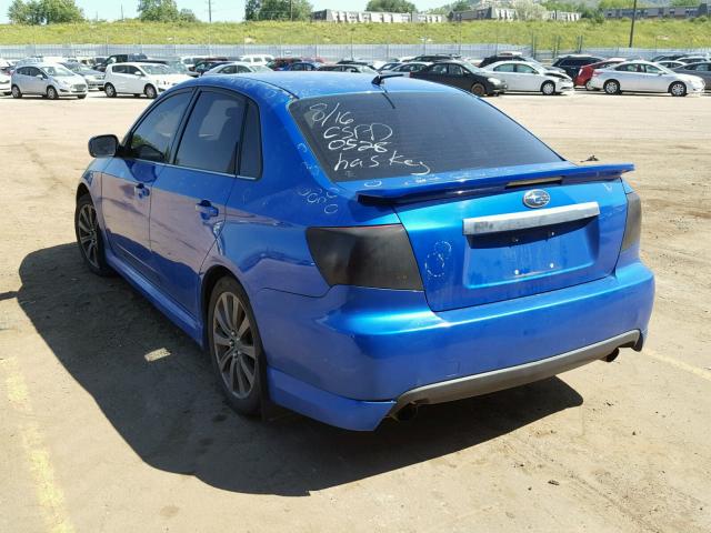 JF1GE76669G505264 - 2009 SUBARU IMPREZA WR BLUE photo 3