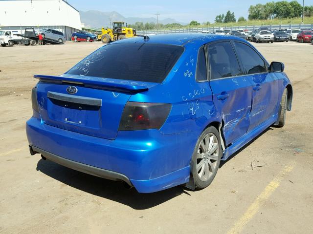 JF1GE76669G505264 - 2009 SUBARU IMPREZA WR BLUE photo 4