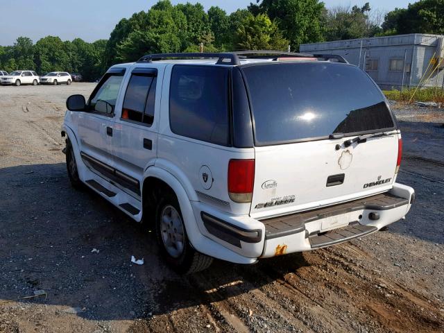 1GNDT13W2W2167933 - 1998 CHEVROLET BLAZER WHITE photo 3