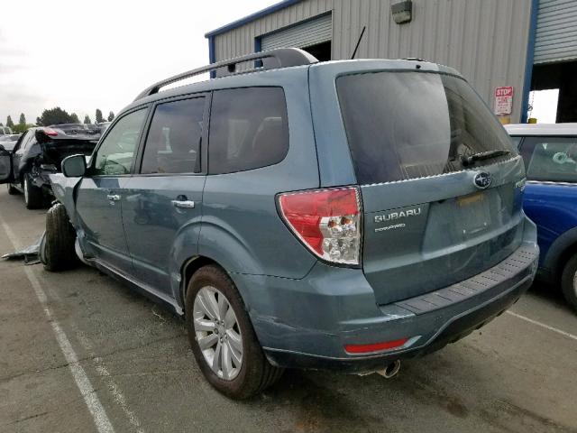 JF2SHAFC0DH418592 - 2013 SUBARU FORESTER L TURQUOISE photo 3