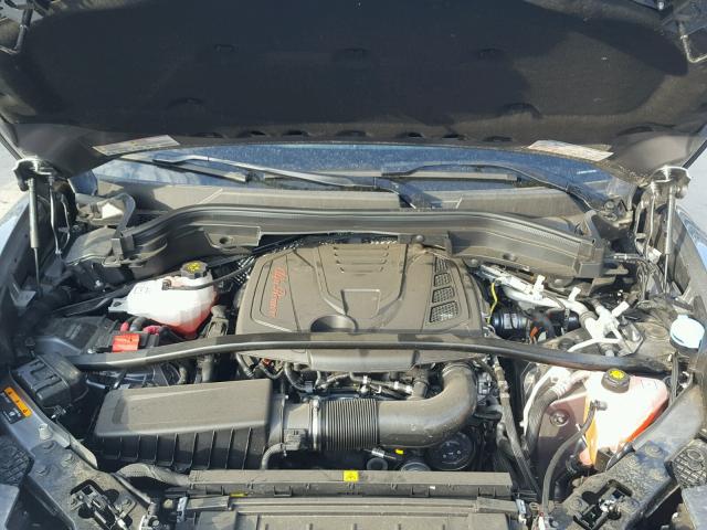 ZASFAKNNXJ7B81308 - 2018 ALFA ROMEO STELVIO TI GRAY photo 7