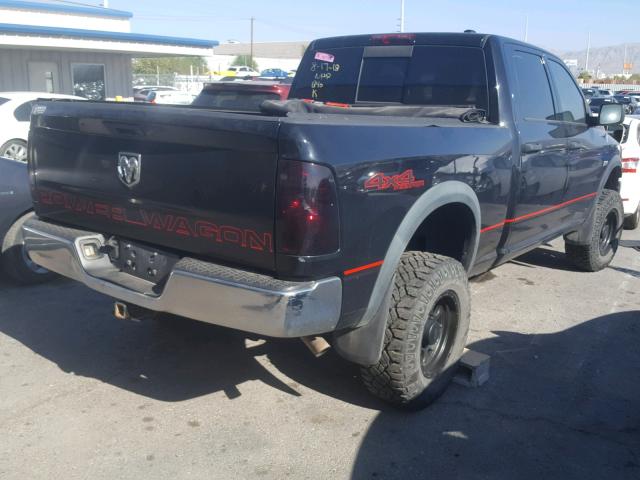 3C6TD5ET1CG170358 - 2012 DODGE RAM 2500 P BLACK photo 4