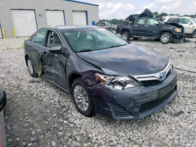 4T1BD1FK6CU052303 - 2012 TOYOTA CAMRY HYBR GRAY photo 1