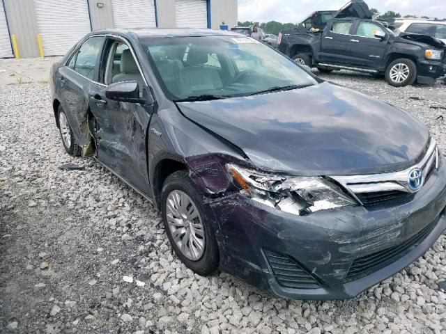 4T1BD1FK6CU052303 - 2012 TOYOTA CAMRY HYBR GRAY photo 9