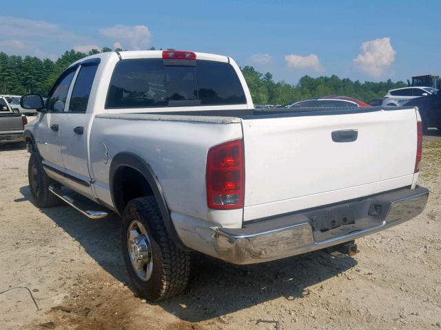3D7KS28D85G838517 - 2005 DODGE RAM 2500 S თეთრი ფოტო 3