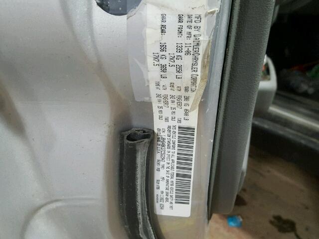 1J8HG48K37C562942 - 2007 JEEP COMMANDER SILVER photo 10