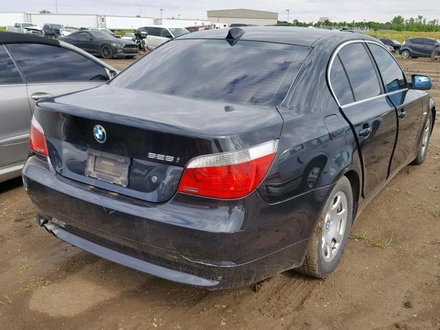 WBANA53564B850407 - 2004 BMW 525 I BLACK photo 4