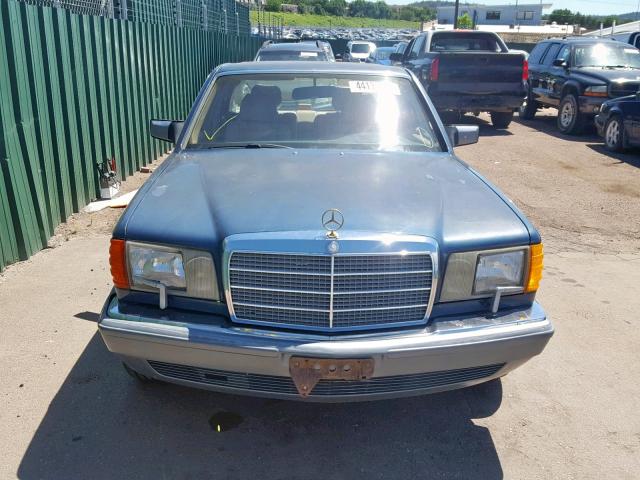 WDBCA39D6GA230274 - 1986 MERCEDES-BENZ 560 SEL BLUE photo 9