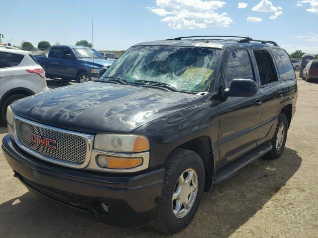 1GKEK63U72J254887 - 2002 GMC DENALI BLACK photo 2