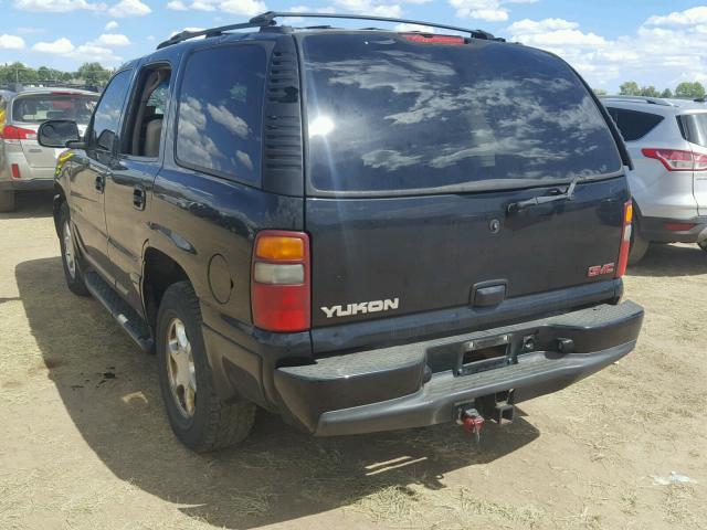 1GKEK63U72J254887 - 2002 GMC DENALI BLACK photo 3