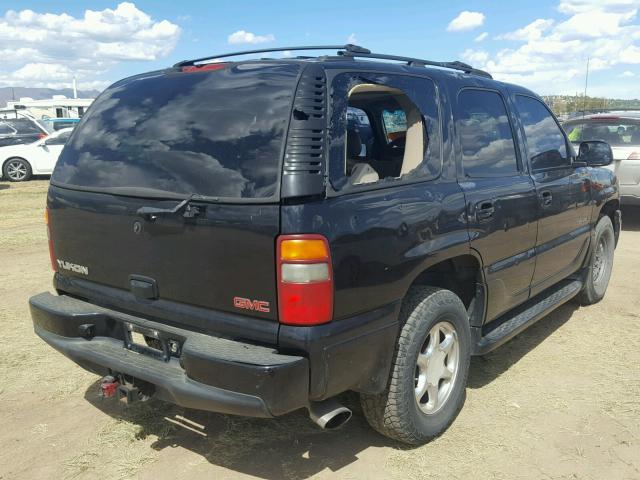 1GKEK63U72J254887 - 2002 GMC DENALI BLACK photo 4