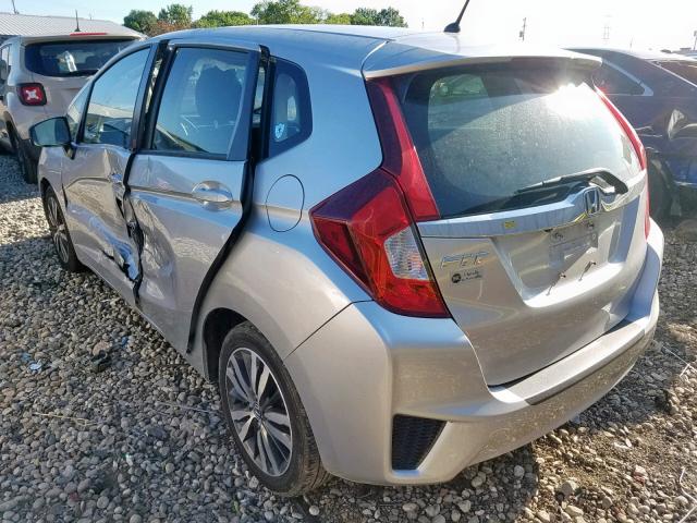 JHMGK5H79GX019606 - 2016 HONDA FIT EX SILVER photo 3