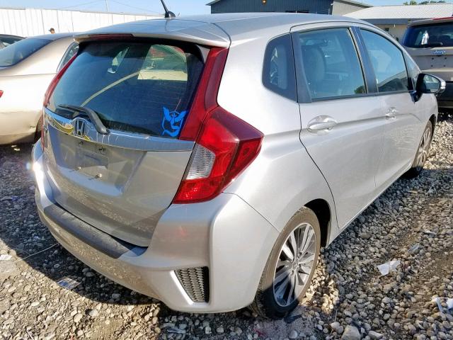 JHMGK5H79GX019606 - 2016 HONDA FIT EX SILVER photo 4