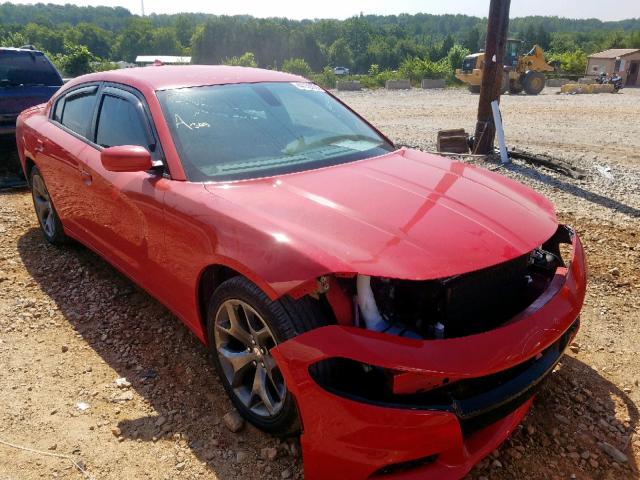 2C3CDXHG0FH863188 - 2015 DODGE CHARGER SX RED photo 1