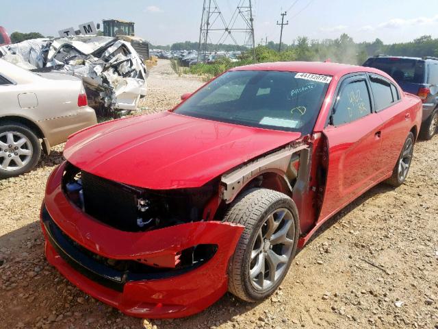 2C3CDXHG0FH863188 - 2015 DODGE CHARGER SX RED photo 2