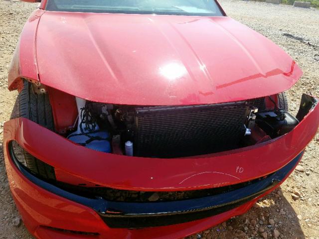 2C3CDXHG0FH863188 - 2015 DODGE CHARGER SX RED photo 9