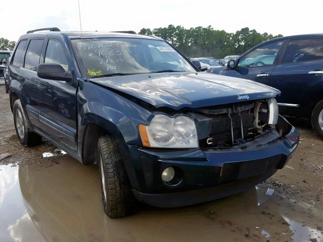 1J4HR48N55C539083 - 2005 JEEP GRAND CHER BLUE photo 1