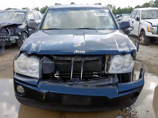 1J4HR48N55C539083 - 2005 JEEP GRAND CHER BLUE photo 9