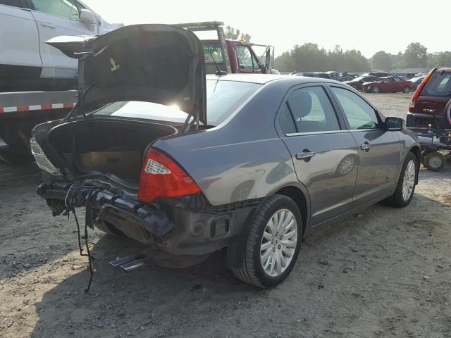 3FADP0L30AR320218 - 2010 FORD FUSION HYB GRAY photo 4