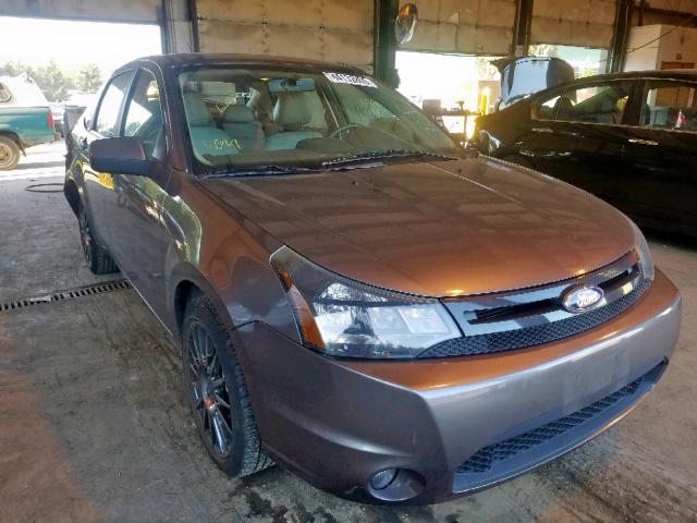 1FAHP3GN0BW181818 - 2011 FORD FOCUS SES GRAY photo 1