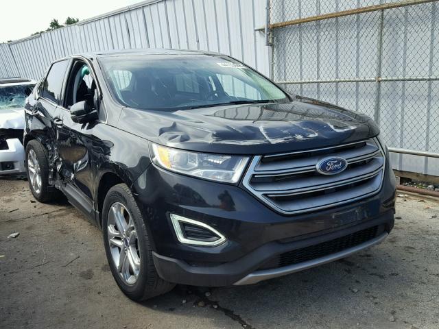 2FMTK4K81FBB56360 - 2015 FORD EDGE TITAN BLACK photo 1