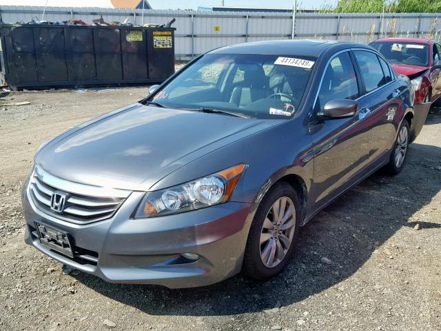 1HGCP3F82CA023464 - 2012 HONDA ACCORD EXL GRAY photo 2