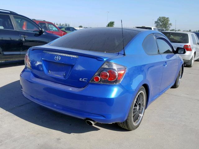 JTKDE167260136516 - 2006 TOYOTA SCION TC ლურჯი ფოტო 4