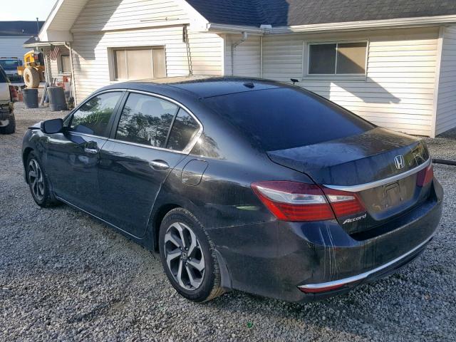 1HGCR2F81GA065909 - 2016 HONDA ACCORD EXL BLACK photo 3