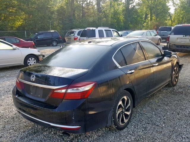 1HGCR2F81GA065909 - 2016 HONDA ACCORD EXL BLACK photo 4