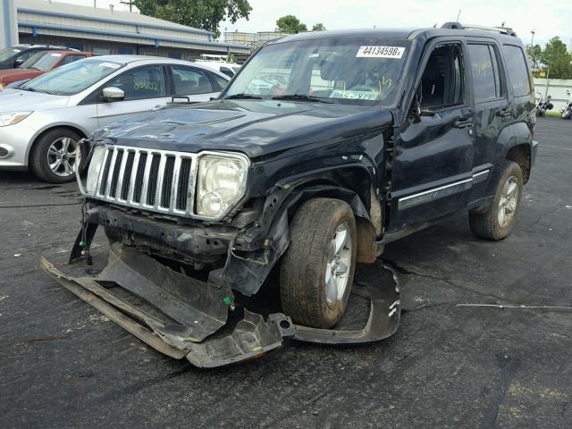 1J4PP5GK8BW548384 - 2011 JEEP LIBERTY LI BLACK photo 2