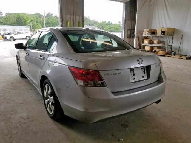 1HGCP26858A122281 - 2008 HONDA ACCORD EXL SILVER photo 3