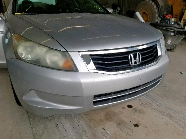 1HGCP26858A122281 - 2008 HONDA ACCORD EXL SILVER photo 9