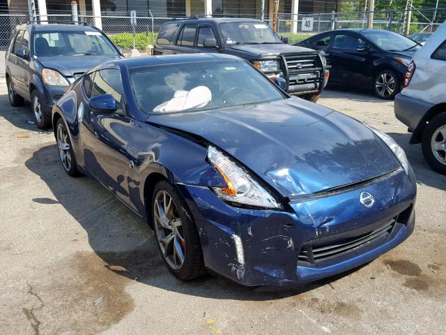 JN1AZ4EHXEM633575 - 2014 NISSAN 370Z BASE BLUE photo 1