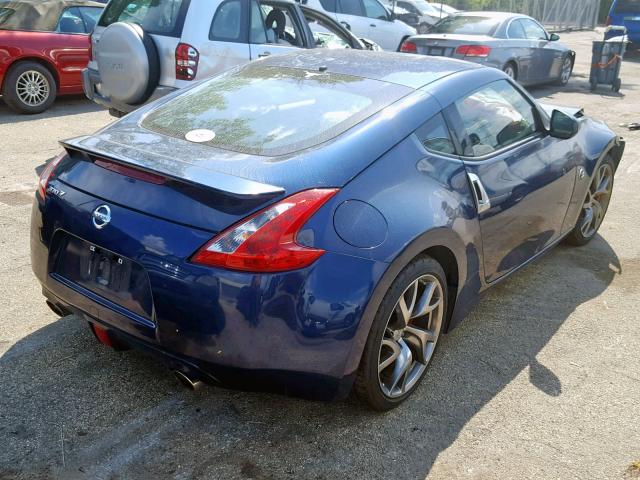 JN1AZ4EHXEM633575 - 2014 NISSAN 370Z BASE BLUE photo 4